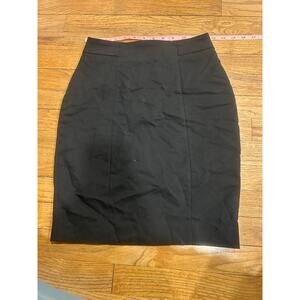 H&M black pencil skirt sz 4